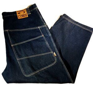 LUGZ JEANZ  sz 46  Baggy  Loose-Fit  Carpenter  Huge Pockets  90's  Skater  EUC